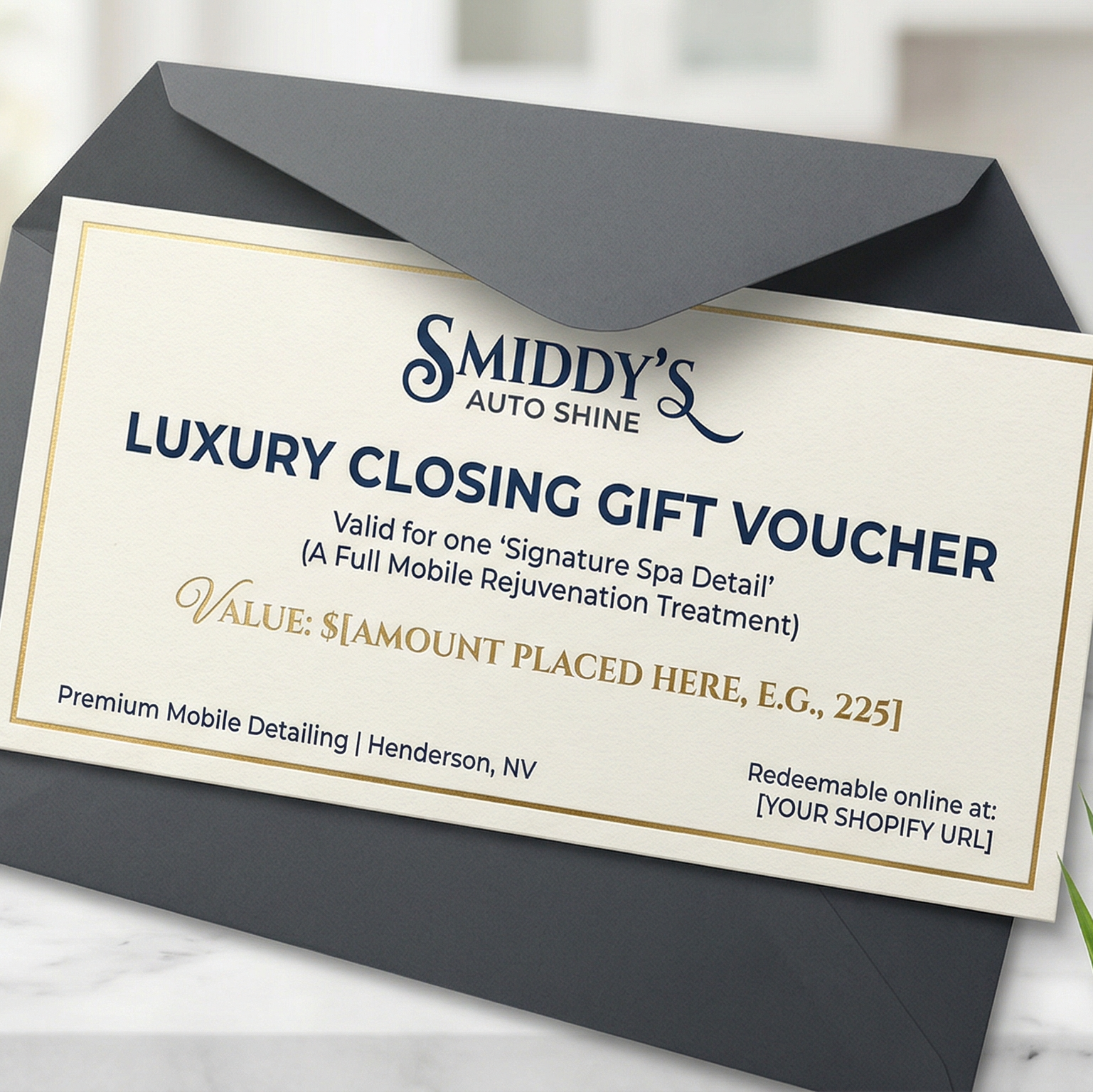 Realtor Closing Gift: Signature Spa Detail